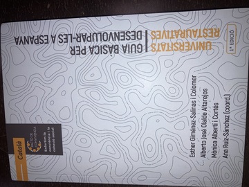 Acte de Presentació de la guia “Universitats restauratives: guia bàsica per desenvolupar-les